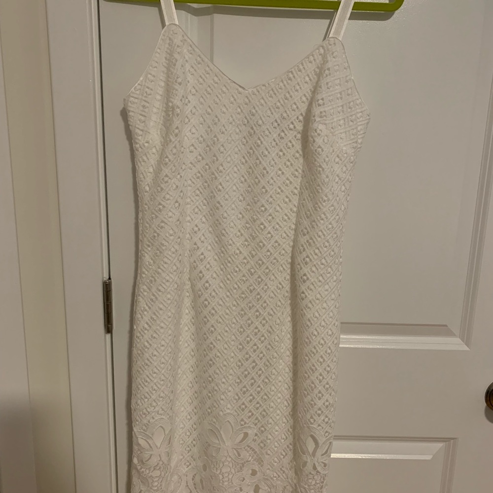 White House Black Market White Dress